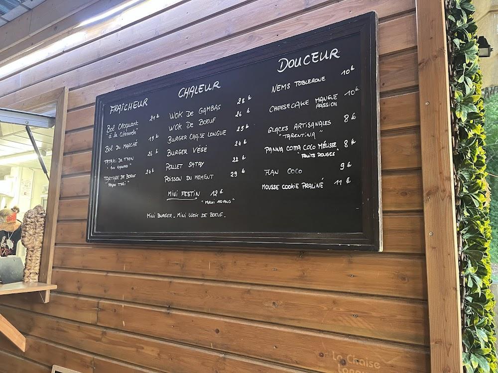 La Chaise Longue - Menu Image 2